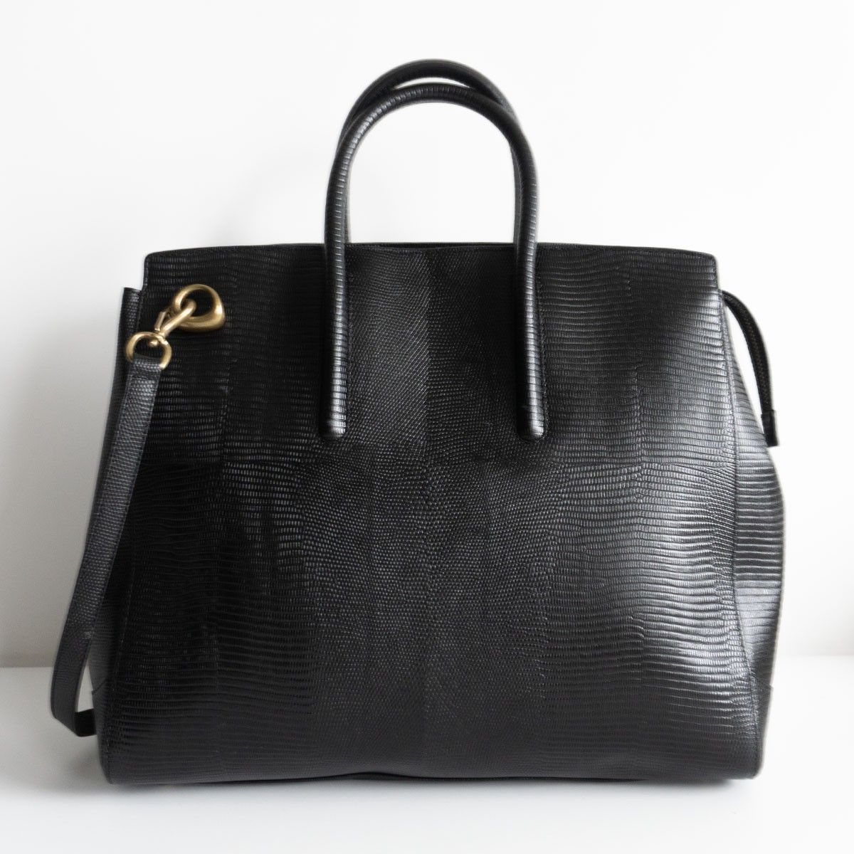 美品】 TOFF&LOADSTONE 【ジョリーリザード 2way バッグ】ブラック  