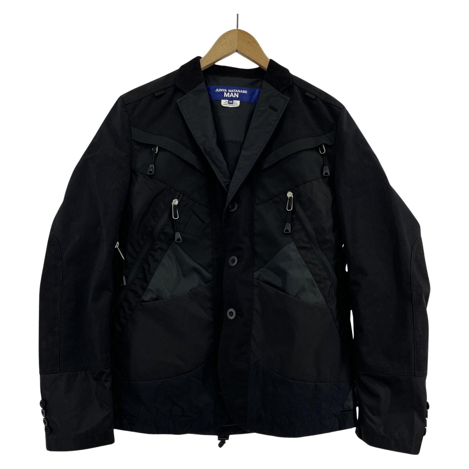 JUNYA WATANABE MAN 23AW ナイロンジャケット M ブラック - メルカリ