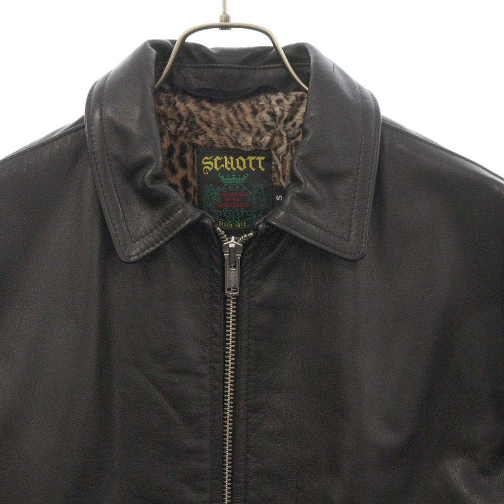 SUPREME (シュプリーム) 17AW ×SCHOTT Leopard Lined Leather