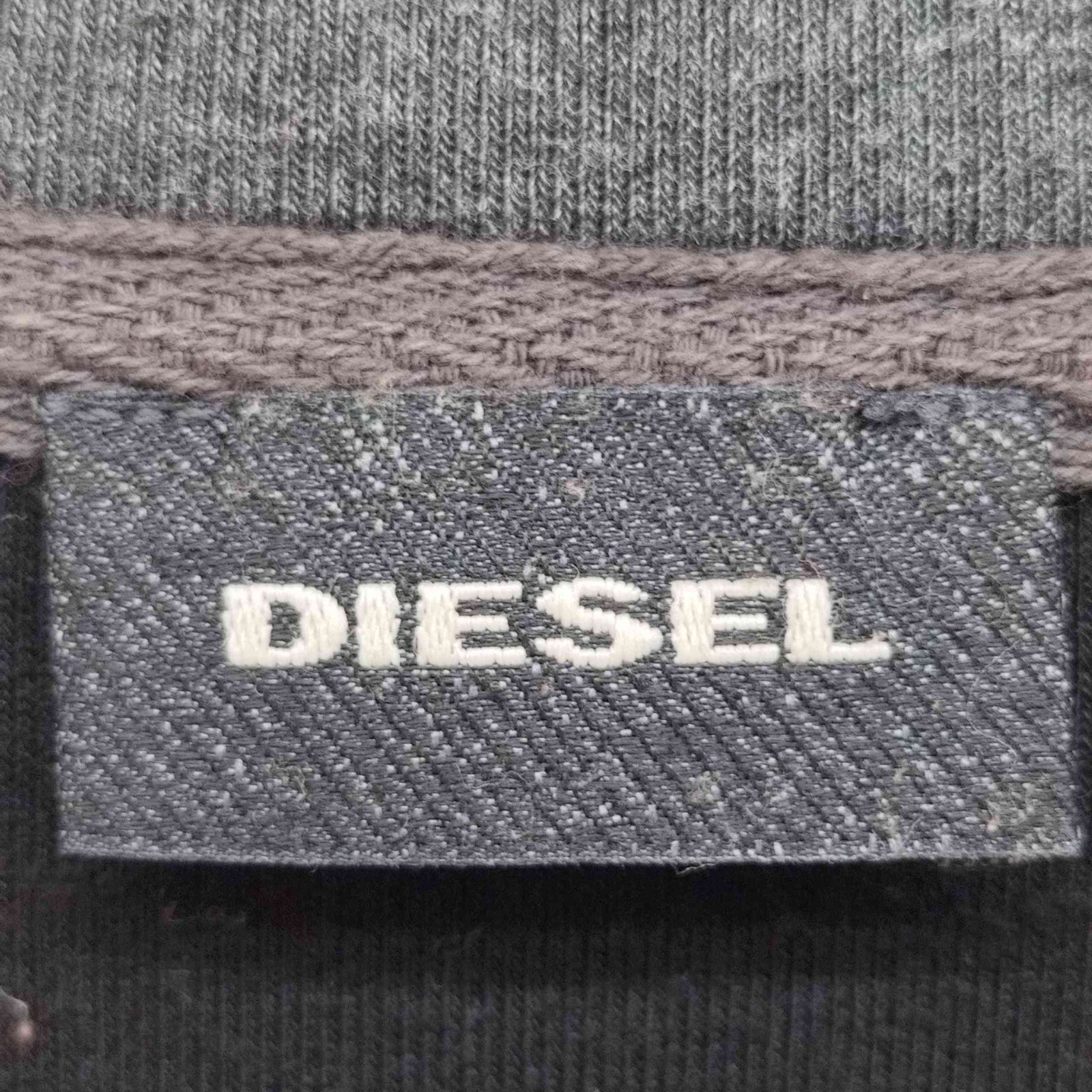 DIESEL ONLY THE BRAVE エンボスロゴトレーナー M〜L相当 ディーゼル DIESEL ONLY THE BRAVE エンボスロゴトレーナー