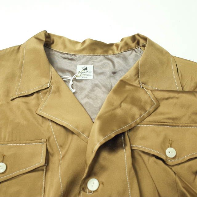 19ss サスクワッチファブリックス silk safari シャツ M Sasquatchfabrix. / SILK SAFARI SHIRT