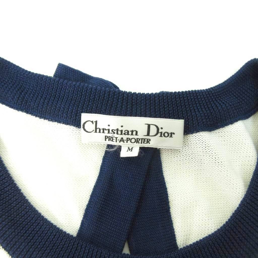 【Christian Dior pret a porter】ロゴ刺繍ニット Christian Dior pret a porter】ロゴ刺繍ニット クリスチャン