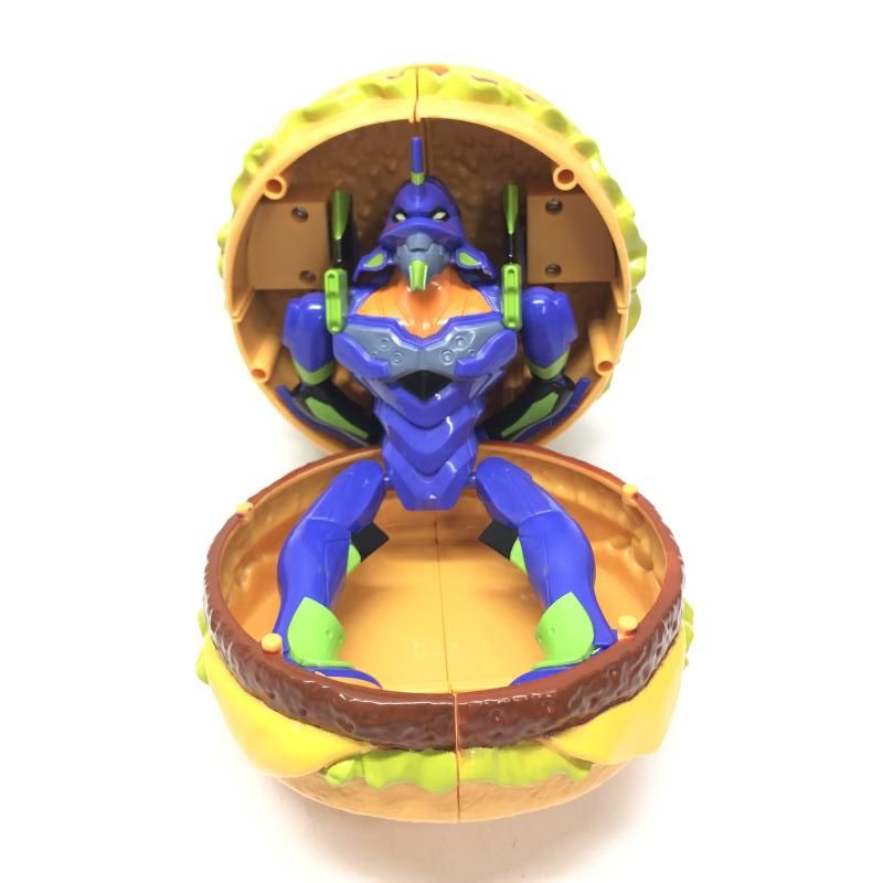 中古】開封)マクドナルド × エヴァンゲリオン フィギュアセット