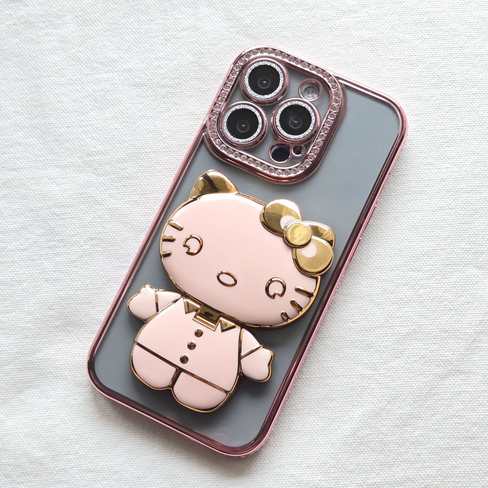 iPhone14 / 14Pro / 15Pro ピンク キラキラ ソフト ケース iPhone14 / 14Pro / 15Pro ピンク キラキラ ソフト ケース