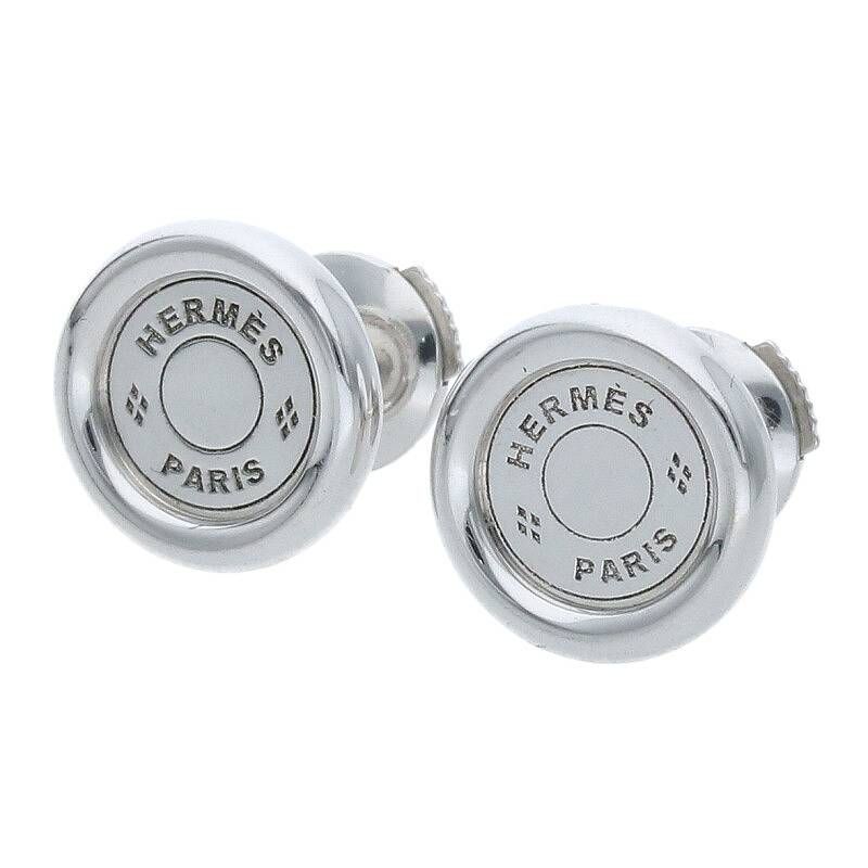 エルメス セリエ K18WGガンバードピアス メンズ - メルカリ