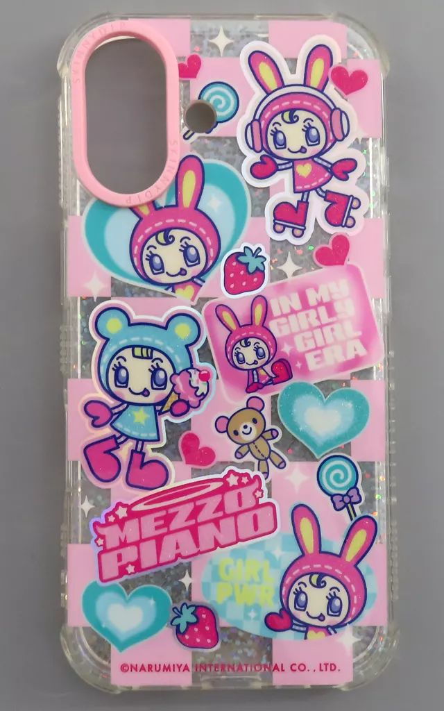 SKINNYDIP メゾピアノ ジュニア ステッカー ナルミヤキャラクターズ 携帯ジャケット・カバー メゾ ピアノ ジュニア ステッカー iPhone