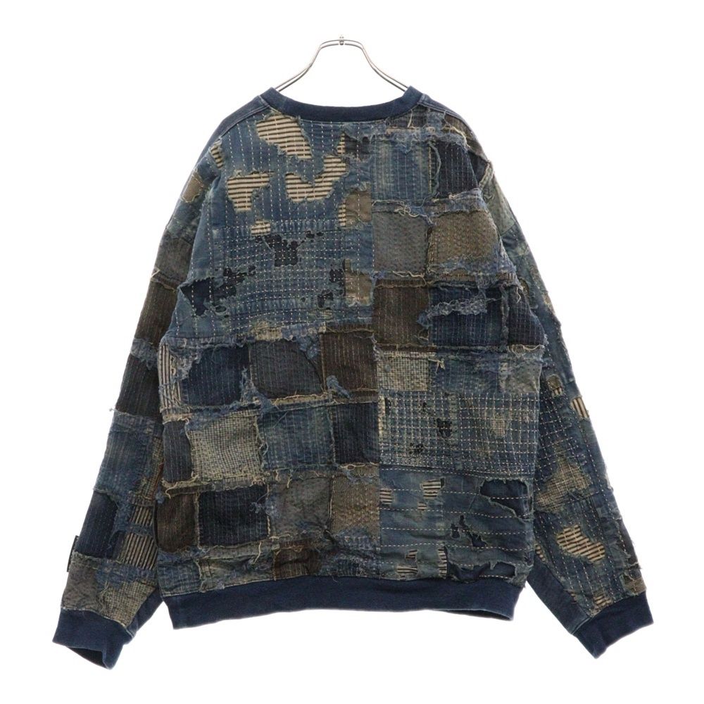 KAPITAL (キャピタル) 24AW IDG裏毛×BORO 2TONE BIGスウェット