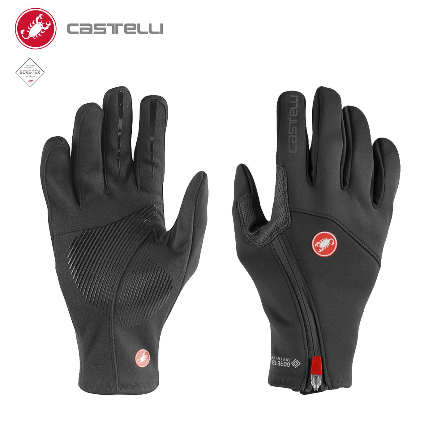 CASTELLI 20533 MORTIROLO GLOVE カステリ モルティローロ 防風 7℃対応 秋冬 長指グローブ