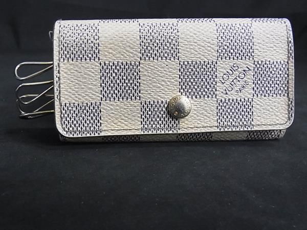 LOUIS VUITTON ルイヴィトン ミュルティクレ4 ダミエアズール LOUIS