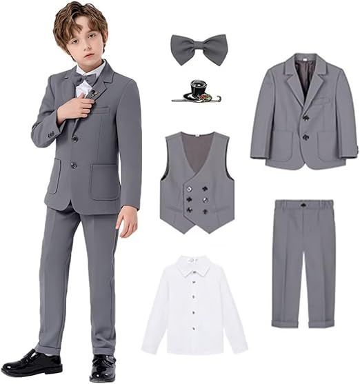 美品✨ファミリア 130 フォーマルスーツ 豪華4点セット 男の子 入学式