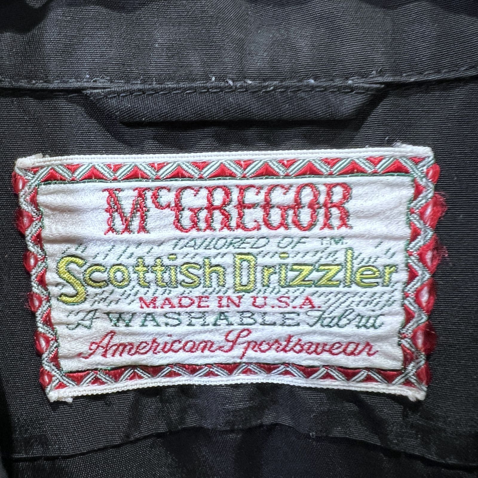 USA製 McGREGOR スコティッシュ ドリズラー S ブラック マクレガー