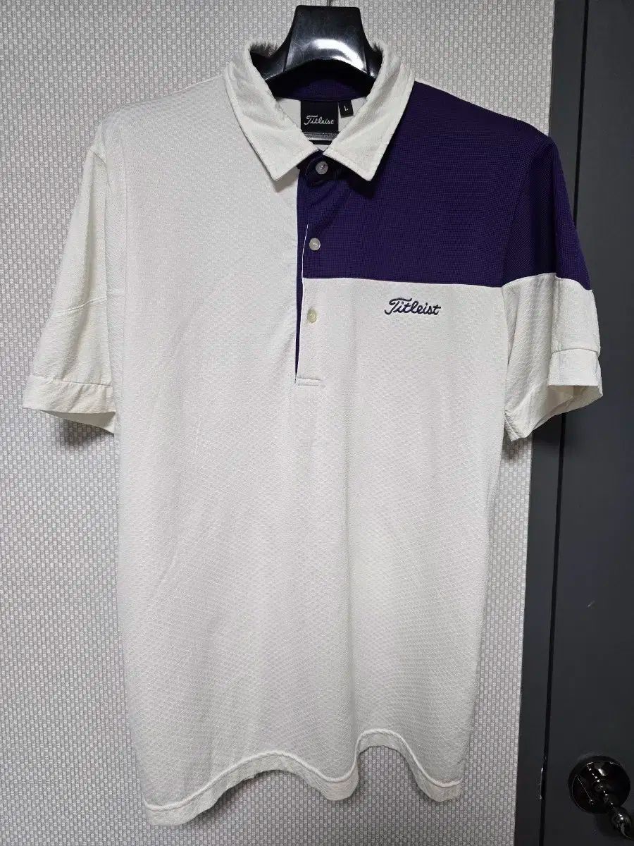 タイトリスト　Titleist 長袖　ポロシャツ　刺繍ロゴ　ホワイト　LL タイトリスト Titleist 長袖 ポロシャツ 刺繍ロゴ ホワイト LL