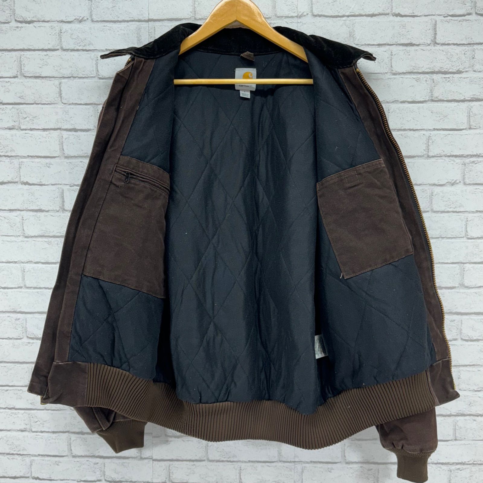 CARHARTT(カーハート) Vintage ヴィンテージ 90's Santa Fe Jacket サンタフェ ジャケット デトロイト ダック  ブラウン Lサイズ - メルカリ