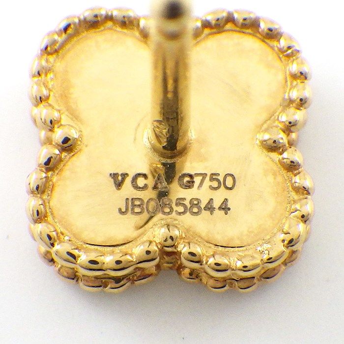 ヴァンクリーフアーペル ピアス VCARA44800 スウィート アルハンブラ ピアス 18K イエローゴールド, マザー