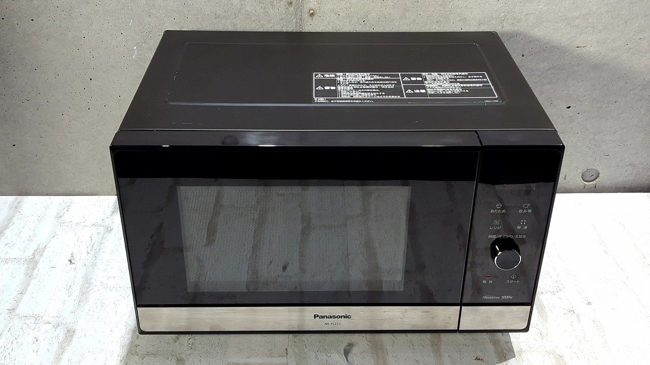 ☆状態良好☆ Panasonic パナソニック 電子レンジ 単機能 フラットテーブル 22L NE-FL221-K - メルカリ