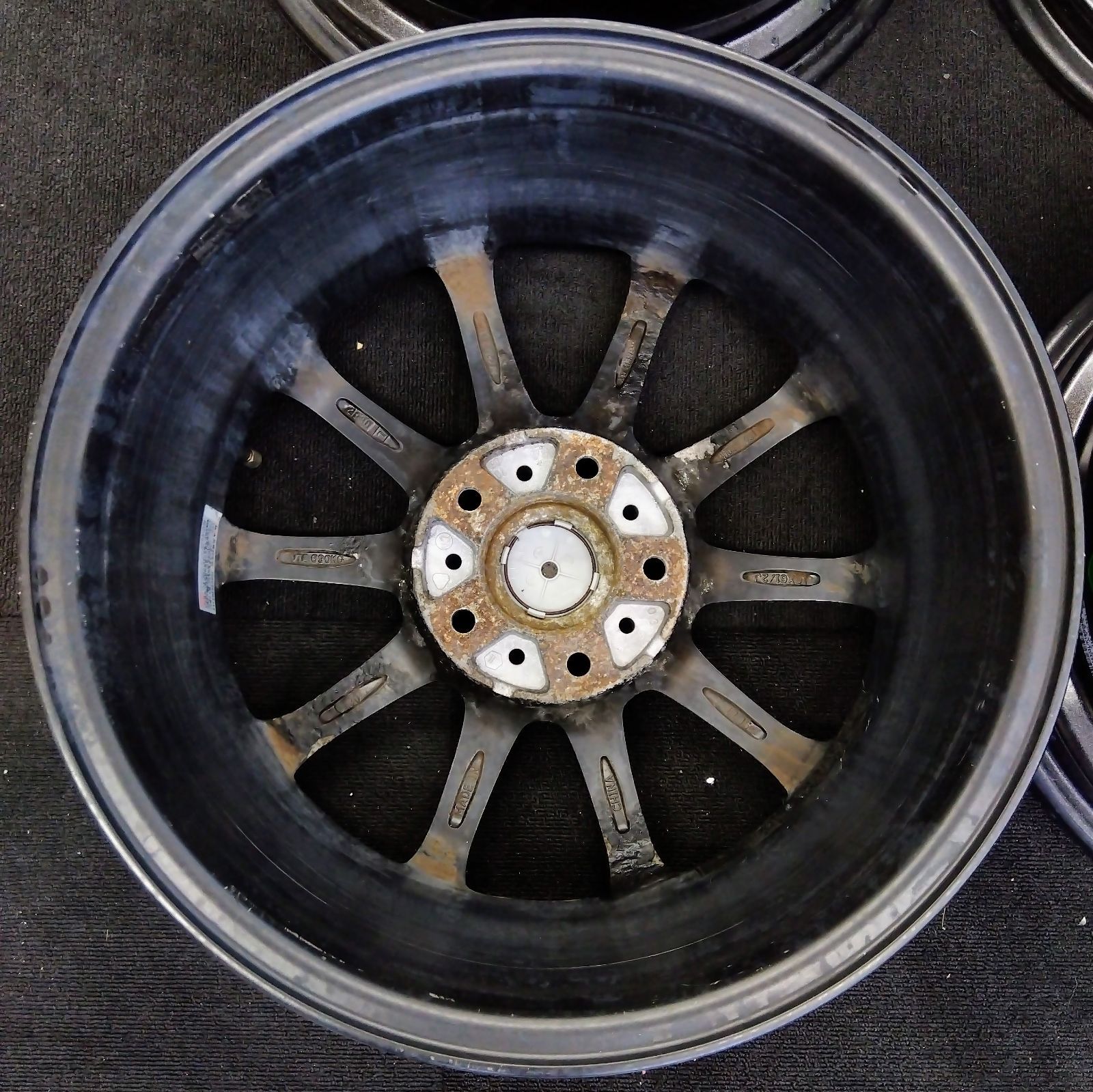 16×6.5J＋53】中古 ホイール 4本セット シュナイダー SCHNEIDER StaG