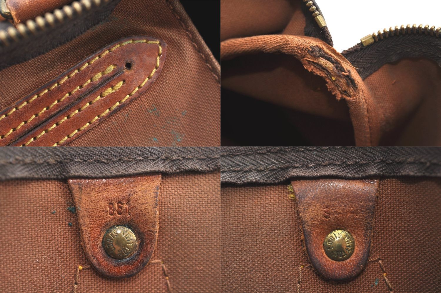 LOUIS VUITTON ルイヴィトン モノグラム スピーディ 30 ハンドボストンバッグ M41526 LV ジャンク 2461N DECORATOM_COM_BR