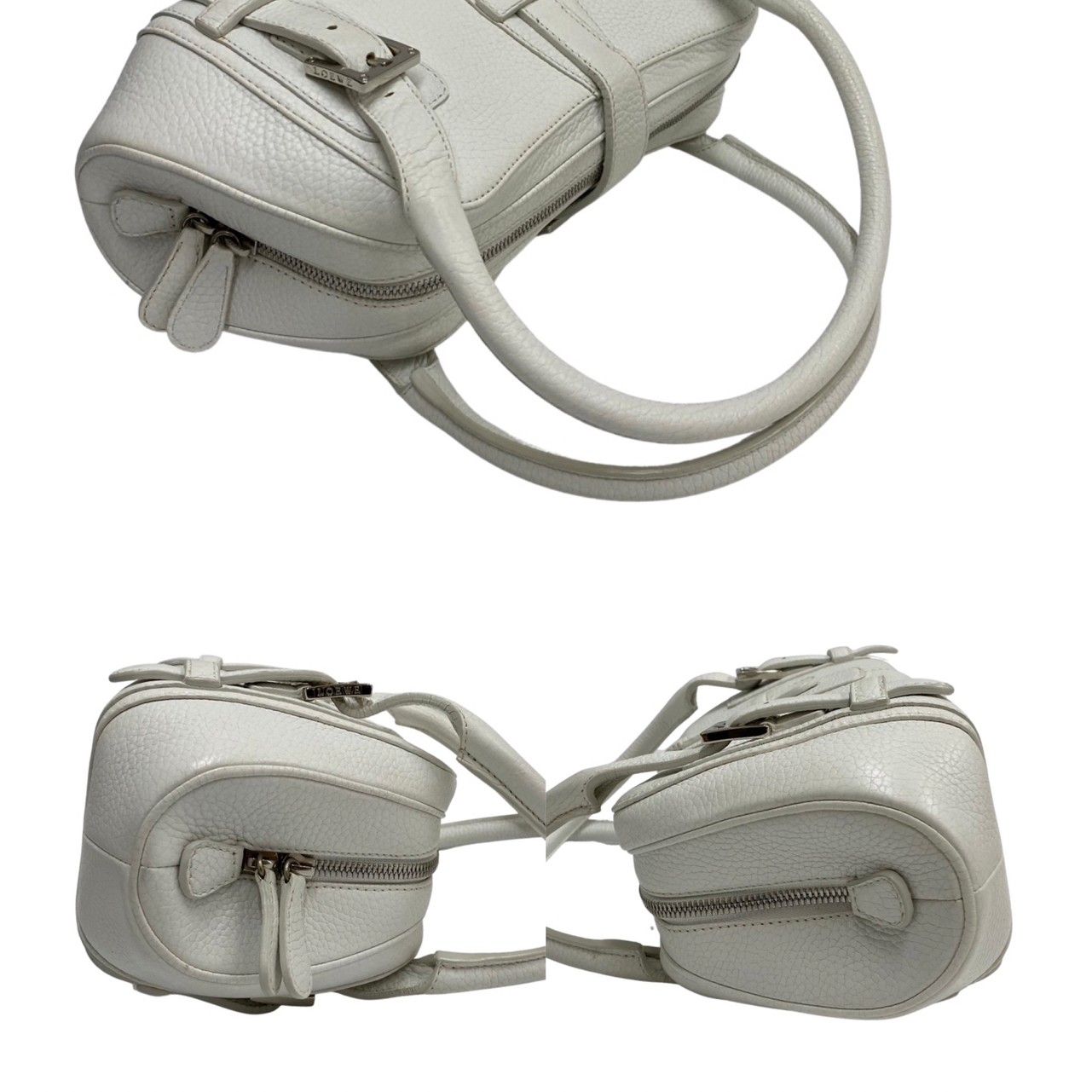 極 美品 レア品 保存袋付き LOEWE ロエベ センダ ロゴ 刻印
