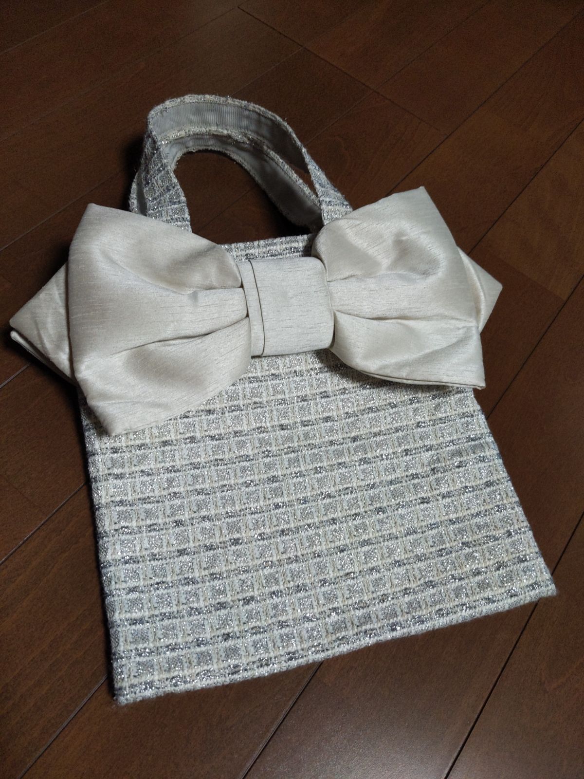 Muguet ツイード jeanneparis バッグ - メルカリ