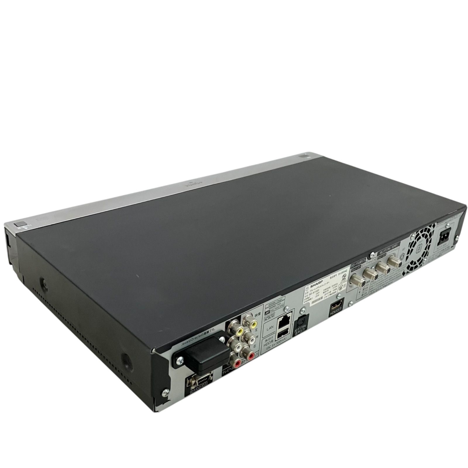 SHARP AQUOS 1TB 2番組同時録画 ブルーレイレコーダー BD-W1500