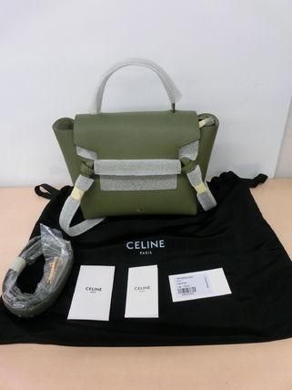 再入荷！CELINE 新品・未使用 ベルトバック マイクロ ライトカーキ 