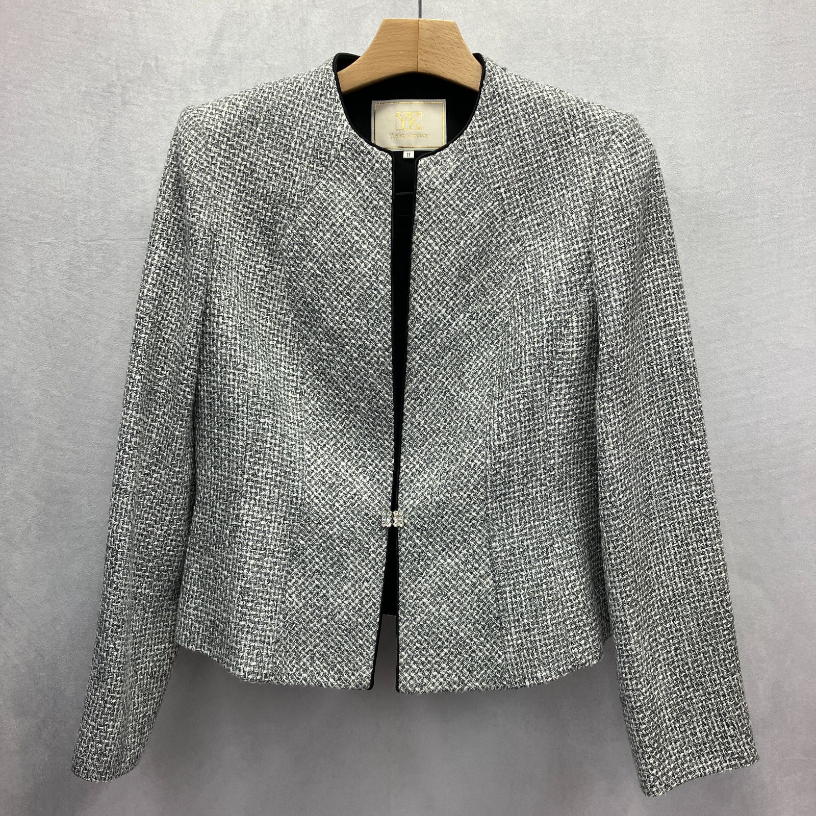 Yukiko Kimijima ユキコキミジマ 洗練された印象の ラメ ツイード