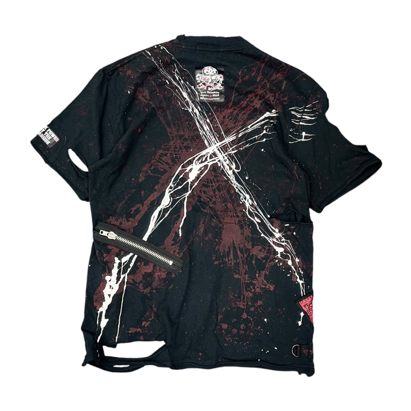 SEXPOT ReVeNGe》闇黒バンギャSHOULDER ZIP BIG ロングスリーヴ