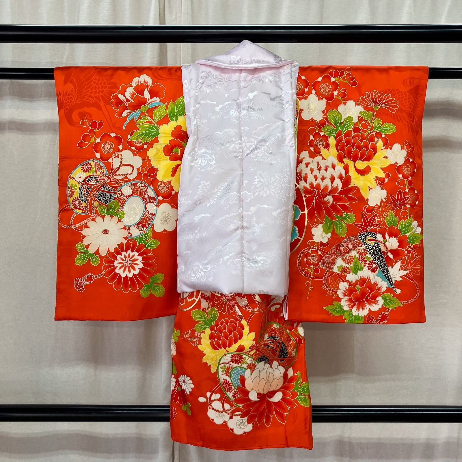 美品　七五三　3歳　被布と着物と襦袢の3セット assort-3fs0029_s1.jpg