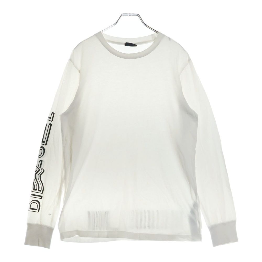 DIESEL ロゴプリント 長袖カットソー Mサイズ DIESEL ロゴプリント 長袖カットソー Mサイズ