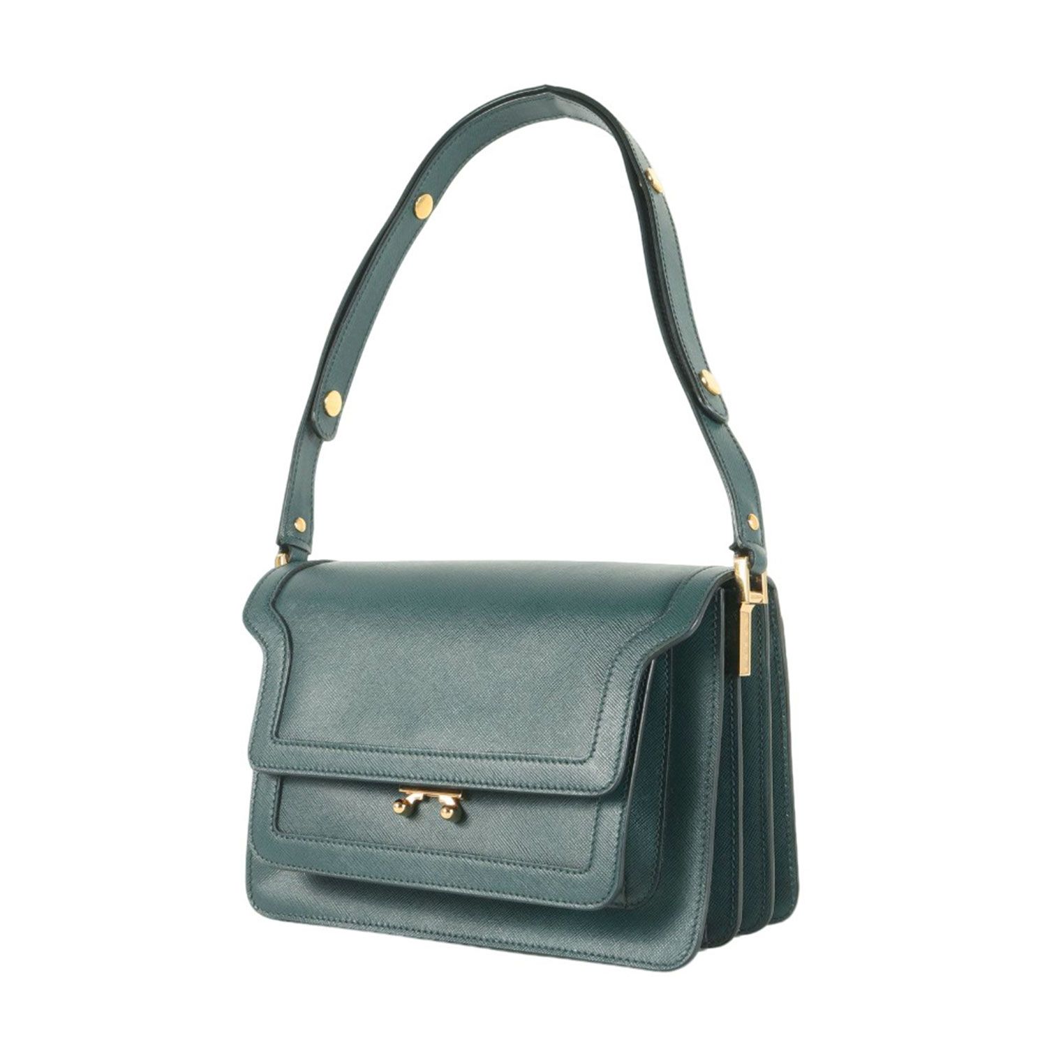 ※交渉中　マルニ MARNI ショルダーバック トランク ミディアム グリーン 楽天市場】MARNI マルニ ショルダーバッグ TRUNK SOFT トランク ソフト