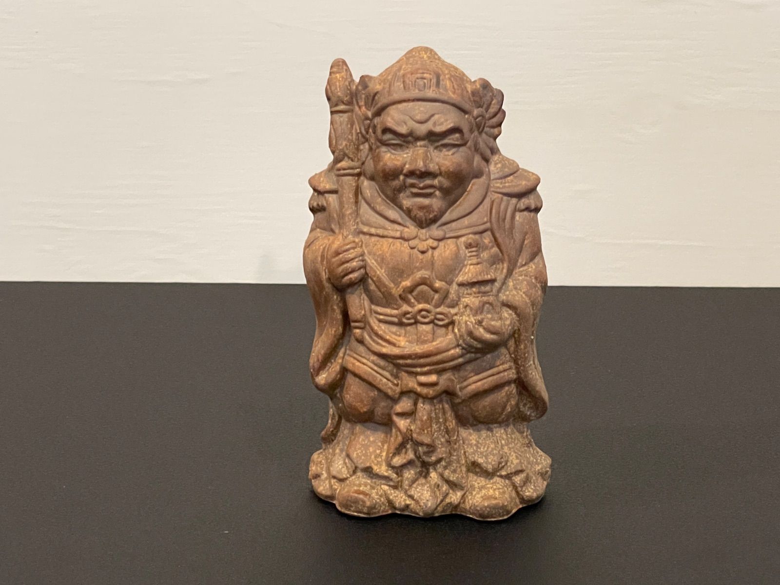 信楽焼 七福神 毘沙門天 毘沙門天 開運 産地直送 しがらきやき