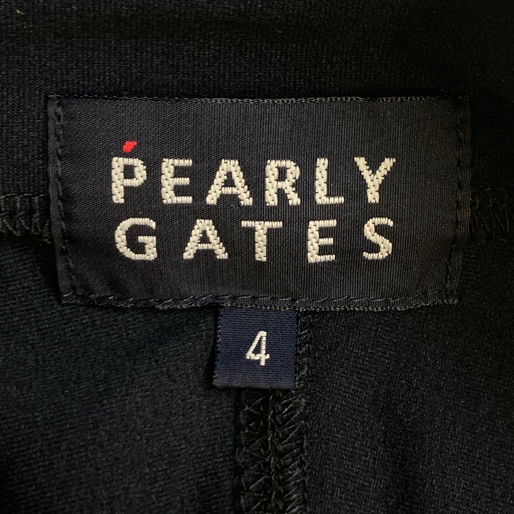 サイズ：4 PEARLY GATES パーリーゲイツ  ハーフジップ 長袖Tシャツ  レッド系 [240101449669] ゴルフウェア メンズ ストスト サイズ：4 PEARLY GATES パーリーゲイツ ハーフジップ 長袖T