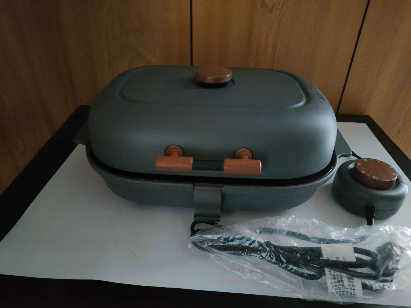 ドウシシャ タイマー付き 焼き芋メーカー グレー WFX-102T 元