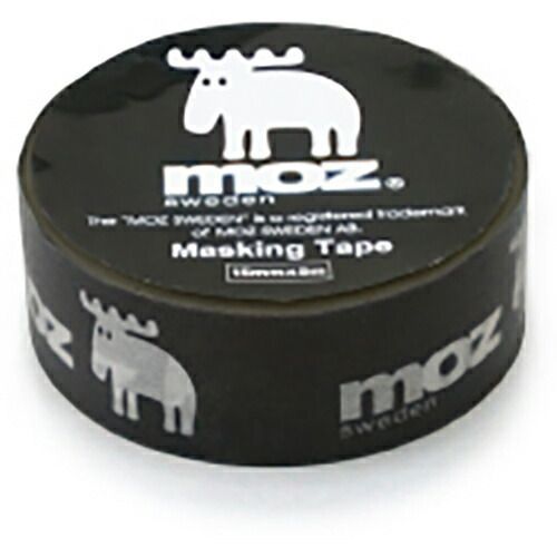 まとめ BSS マスキングテープ ＭＯＺ マスキングテープ Ａ ブラック EC030A ×25セット