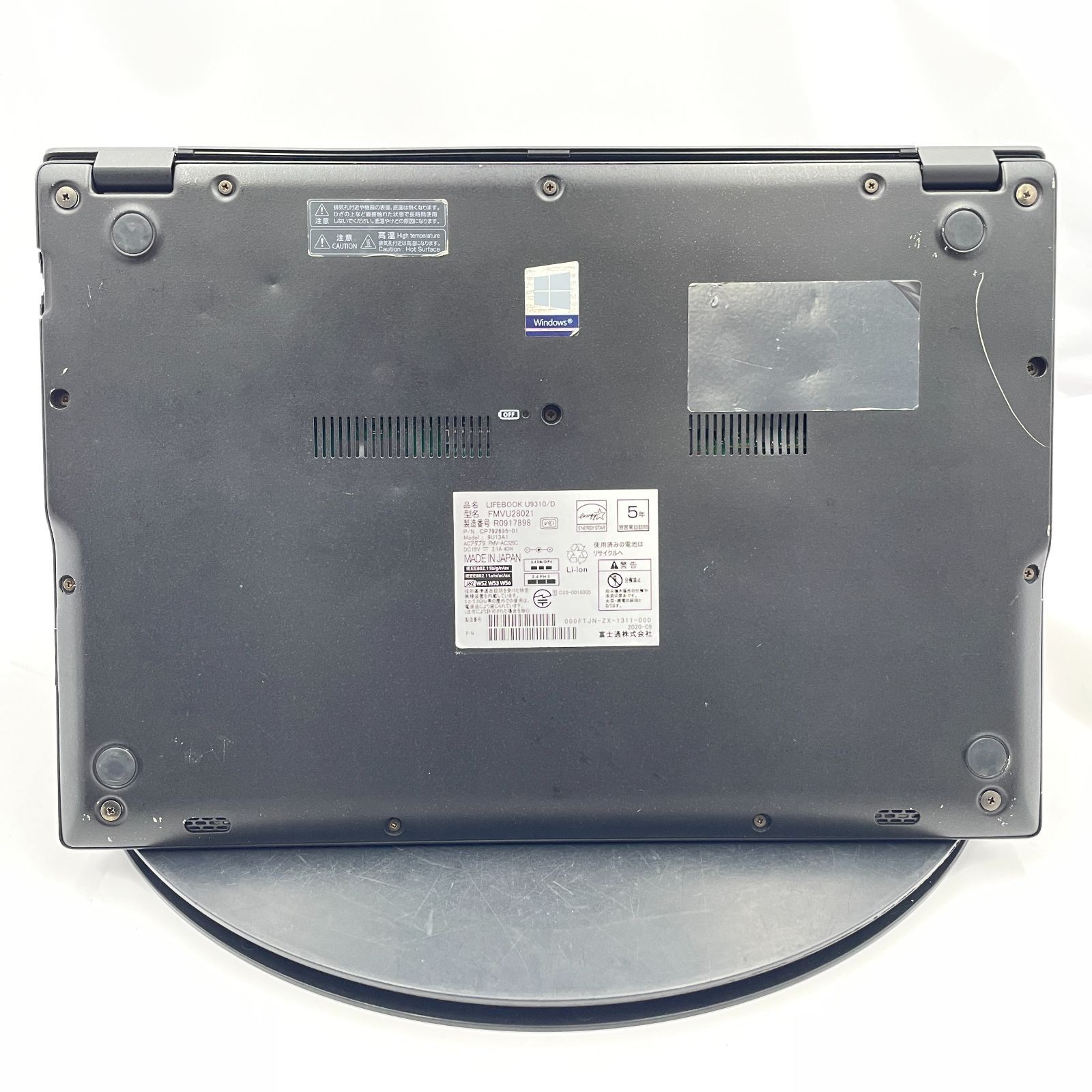 ☆液晶表示不良あり/ジャンク☆富士通 LIFEBOOK U9310/D [Core