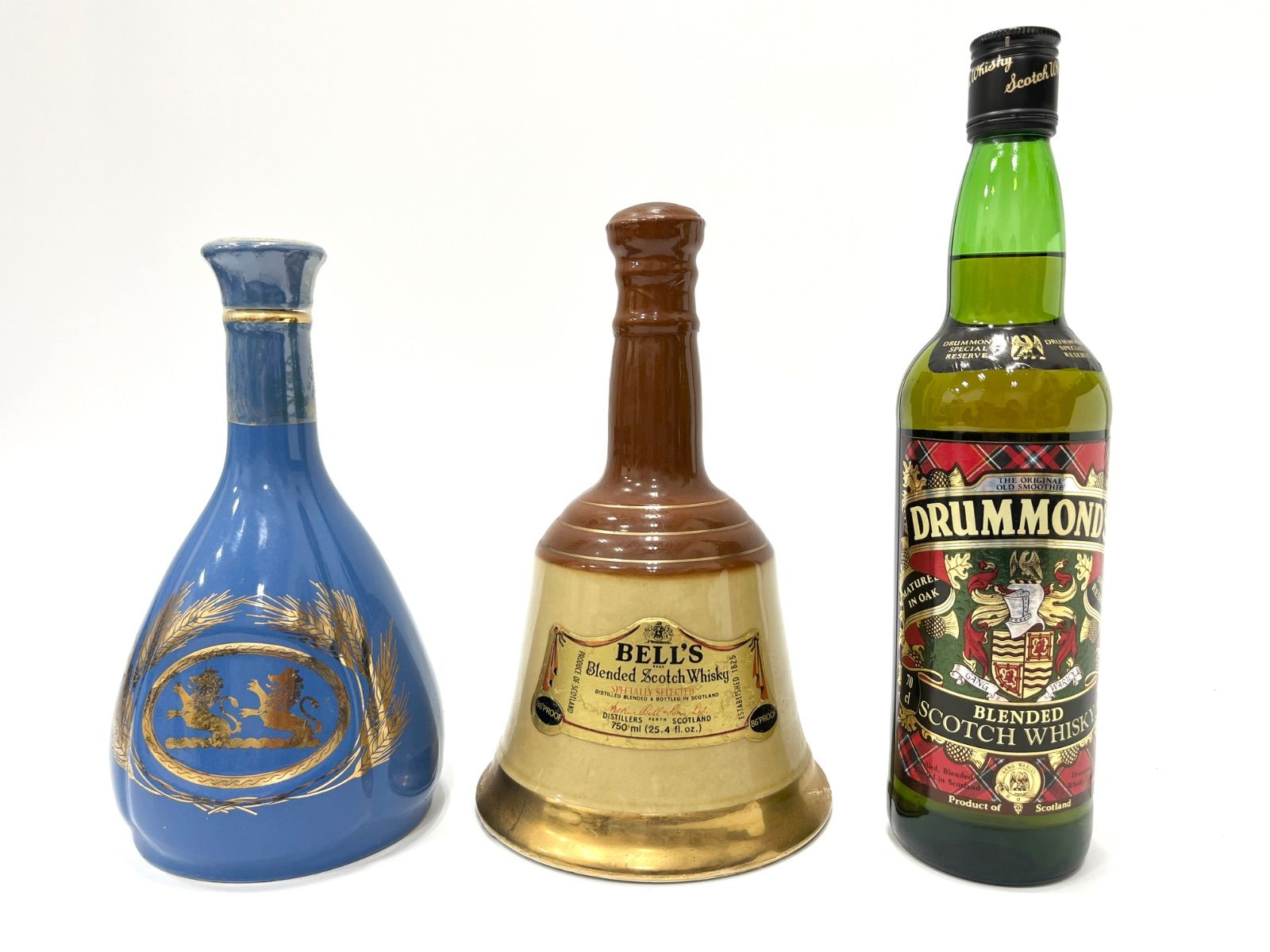 飲料・酒 【スコッチ3本】ホワイト＆マッカイ 陶器ボトル ベルズ