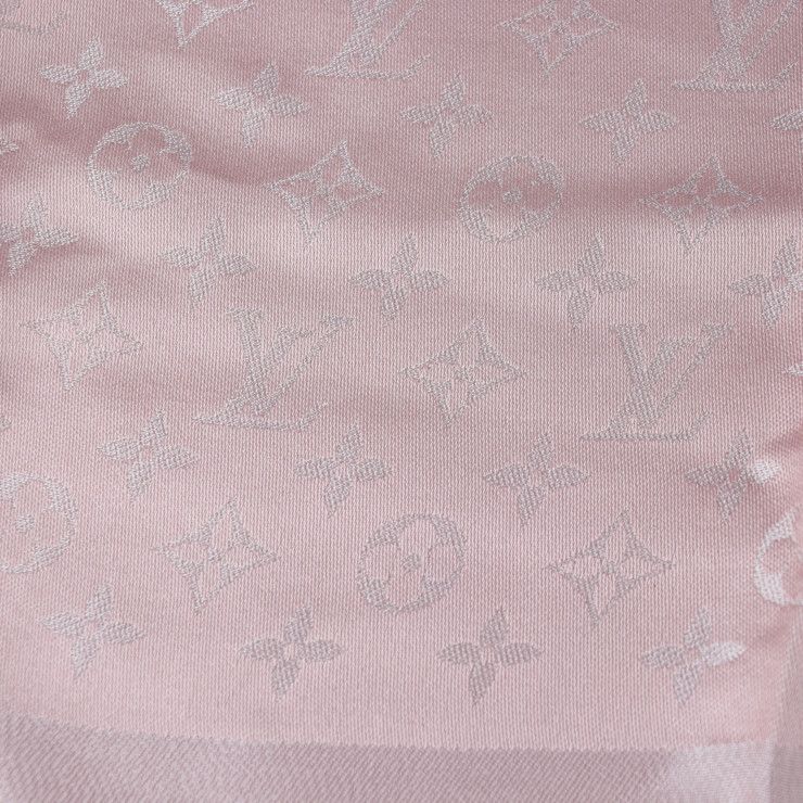ルイヴィトン　LOUIS VUITTON ショール　ピンクベージュ　くすみピンク LOUIS VUITTON 新品 ルイ ヴィトン ショール モノグラム