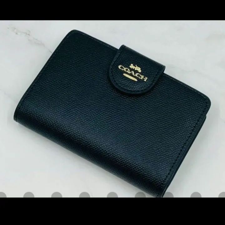 ✳️ Sale 匿名配送 新品 ✳️ COACH コーチ 財布 ✳️ ブラックレザー