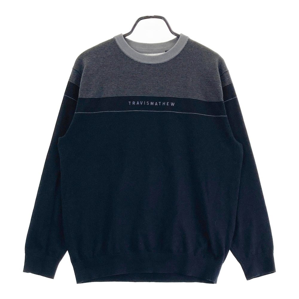 サイズ L TRAVIS MATHEW トラビスマシュー ニットセーター ブラック系 240101537173 ゴルフウェア メンズ ストスト