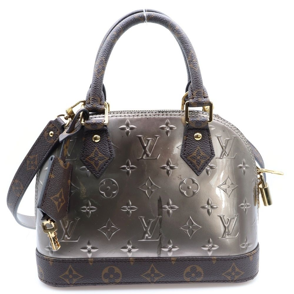 LOUIS VUITTON (ルイヴィトン) アルマBB ヴェルニ シャンパーニュ  