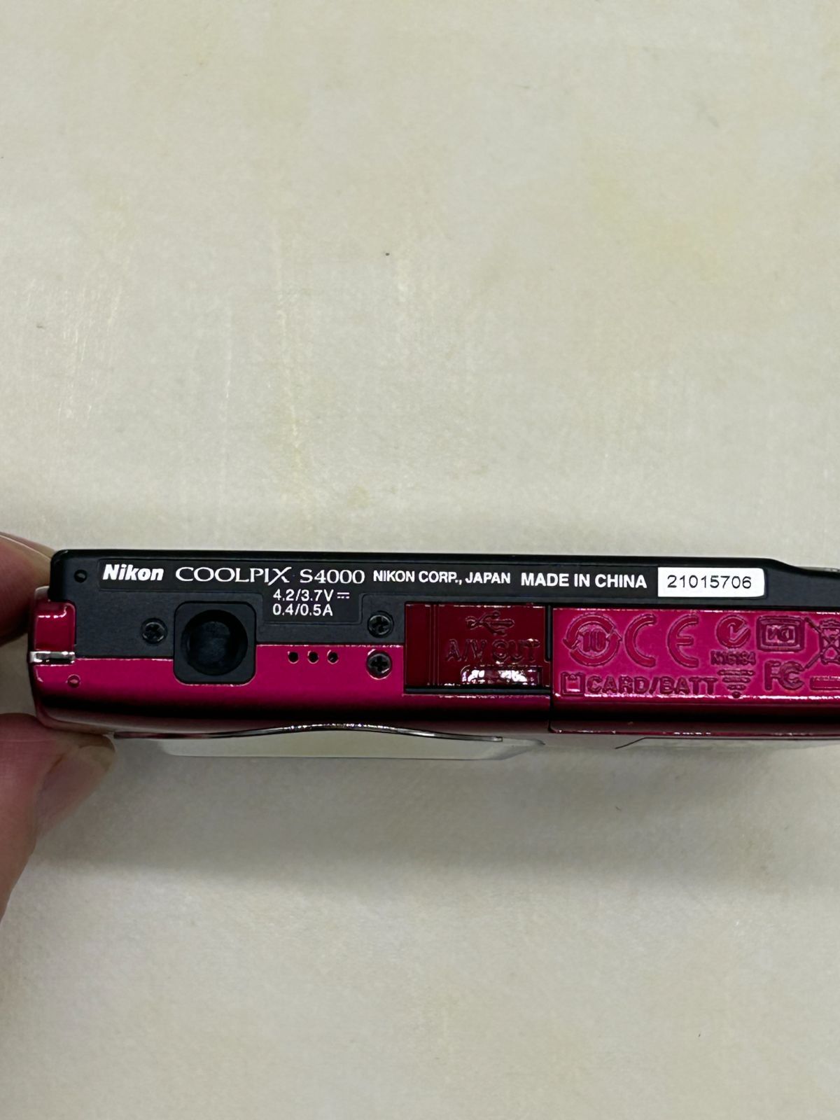 【美品】Nikon coolpix S4000 レッド　クールピクス Nikon Coolpix S4000 Red 12MP Digital Camera Touchscreen HD