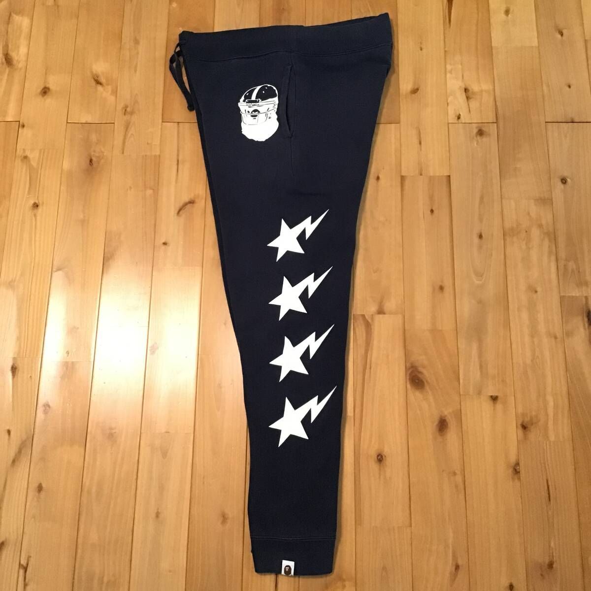 BAPE STA スウェットパンツ Mサイズ ネイビー a bathing ape