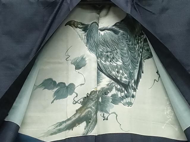 平和屋着物○男性 本場大島紬 アンサンブル 吉祥文 正絹 逸品