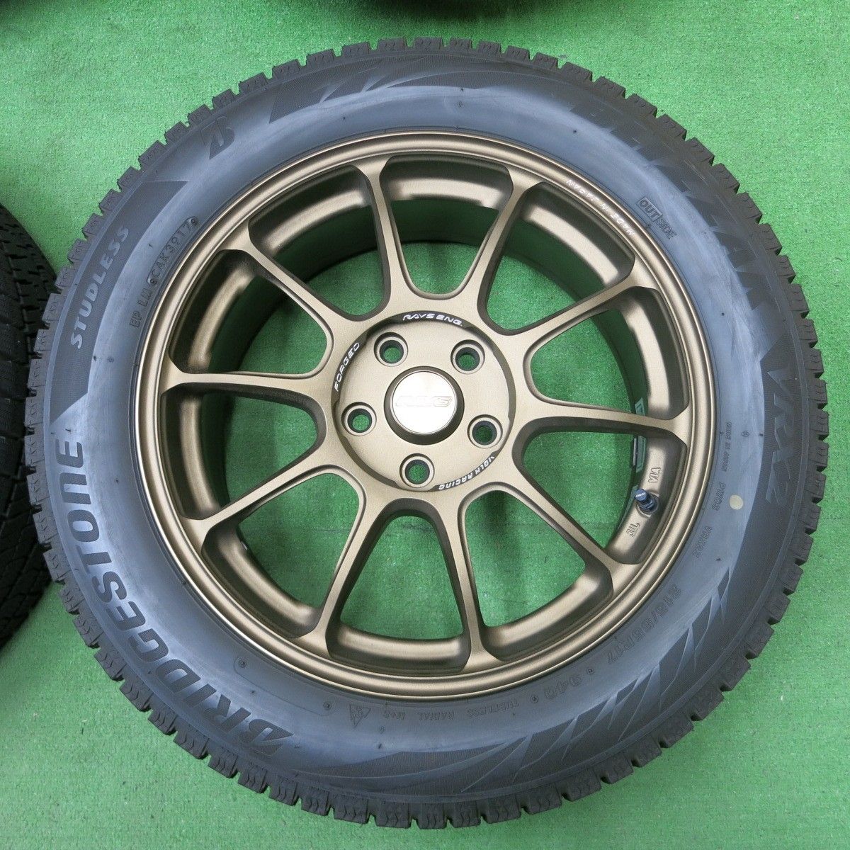 送料無料* 超バリ溝！キレイ！ほぼ10分☆RAYS VOLK RACING ZE40 鍛造 