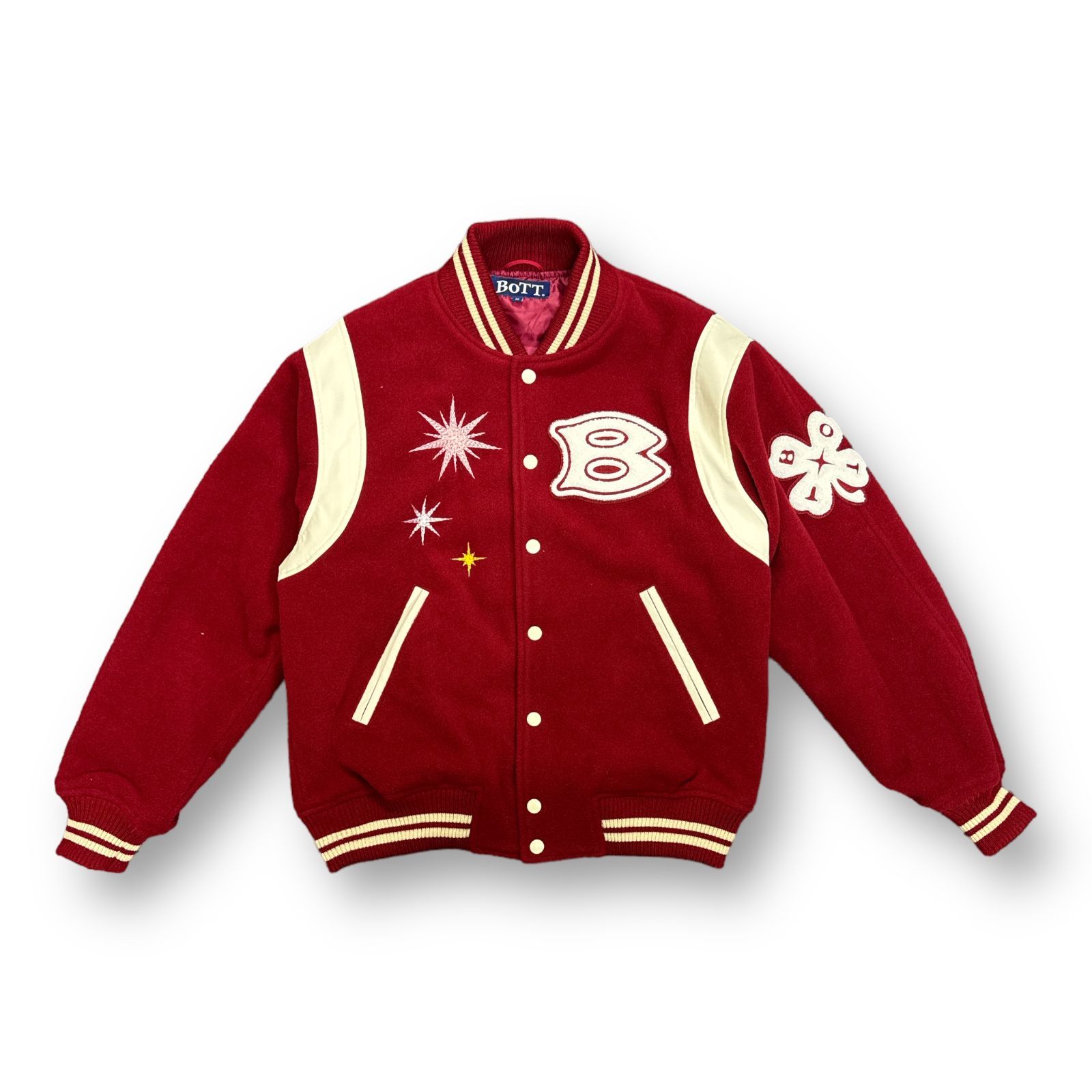 定価41800円 BoTT Teddy Varsity Jacket レザー コンビ テディ