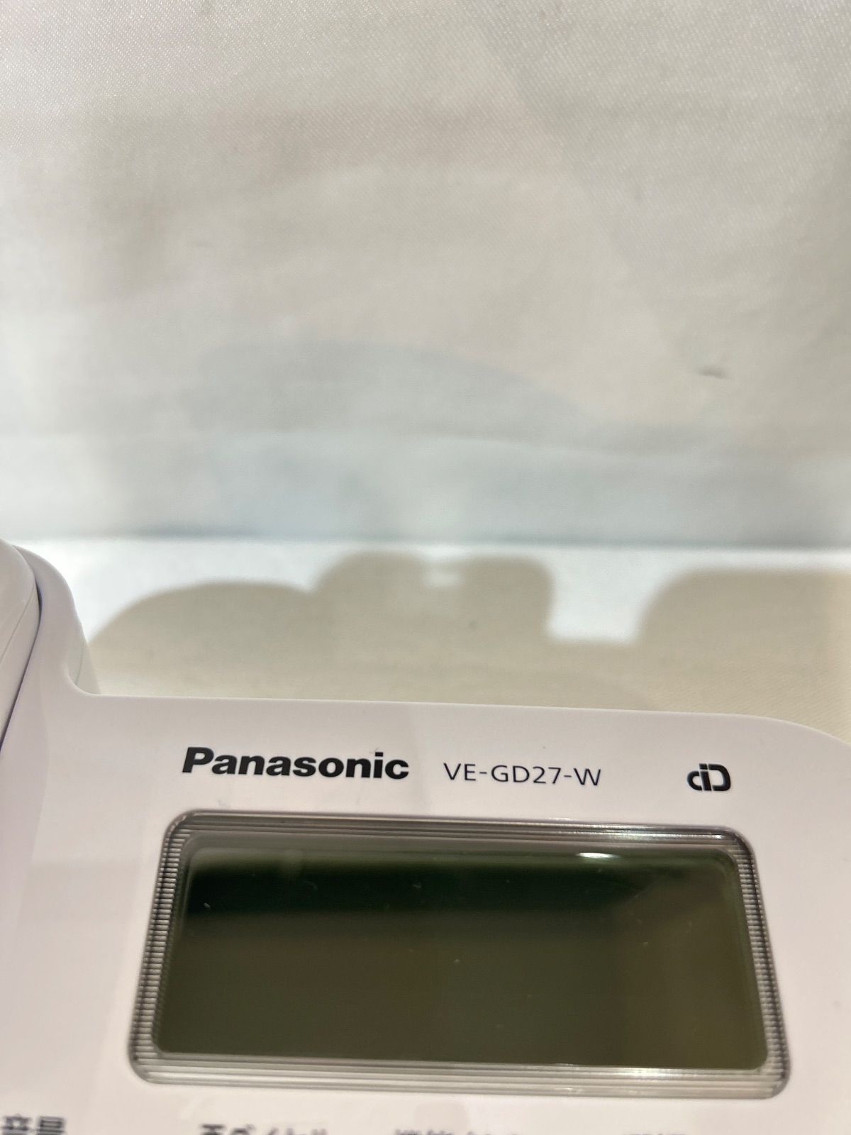 美品☆ Panasonic VE-GD27-W 留守番電話機 子機1台付き 美品☆ Panasonic VE-GD27-W 留守番電話機 子機1台付き
