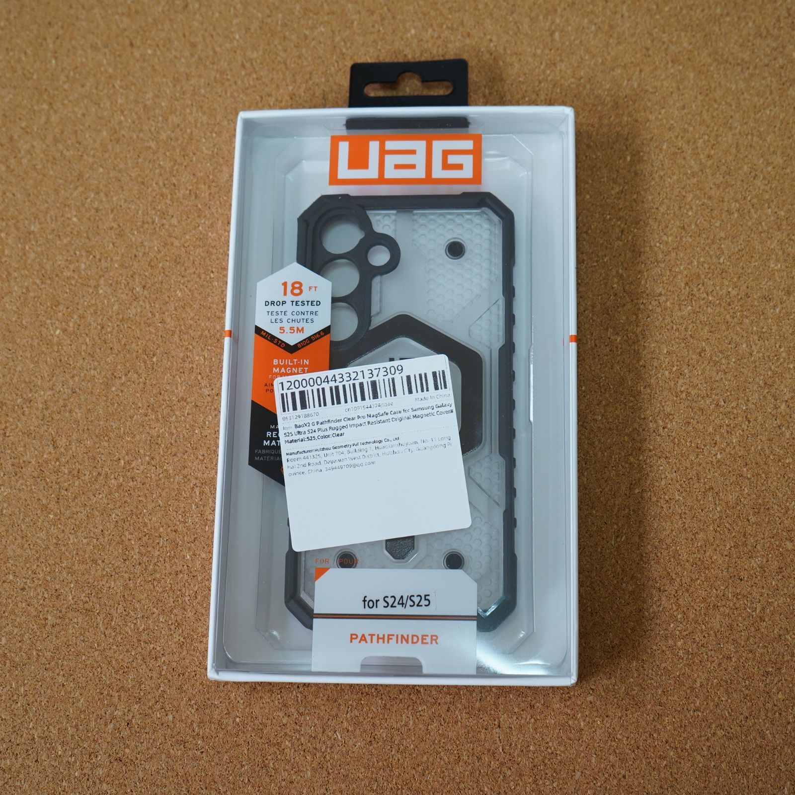 URBAN ARMOR GEAR　Galaxy S25　PATHFINDER CLEAR クリア