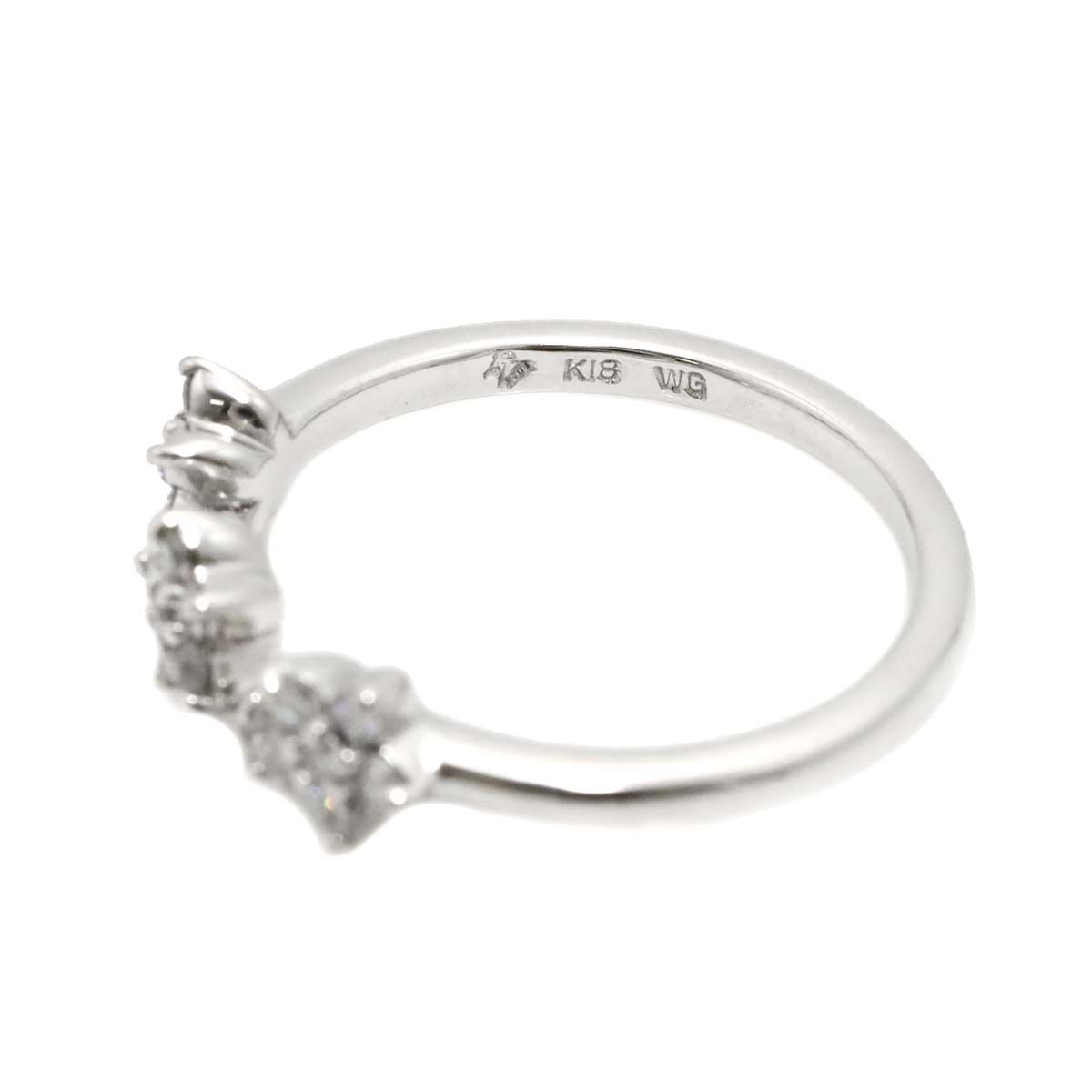 ポンテヴェキオ Ponte Vecchio 10号 リング ダイヤ 0.30ct K18 WG  