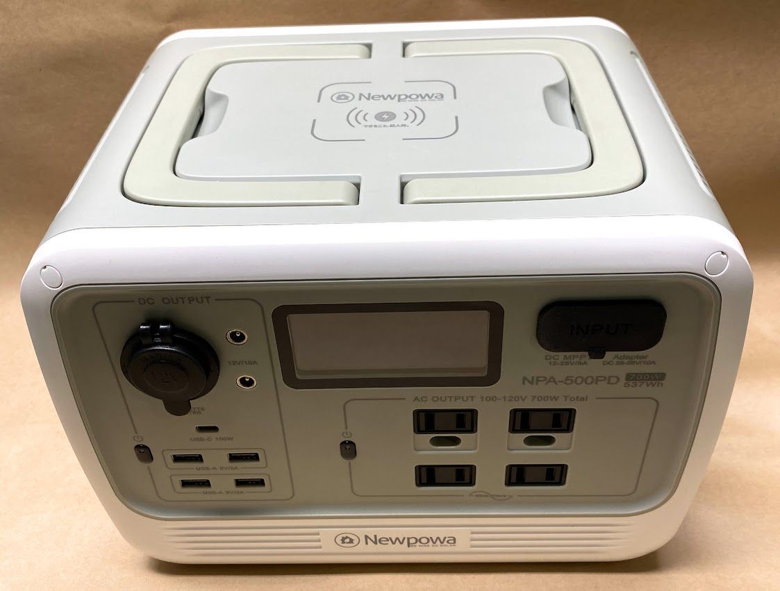 Newpowa(ニューポワ) ポータブル電源 500W 大容量 537Wh/168000mAh NPA-500PD 防災推薦  0120231107102233 1116ML003 - メルカリ