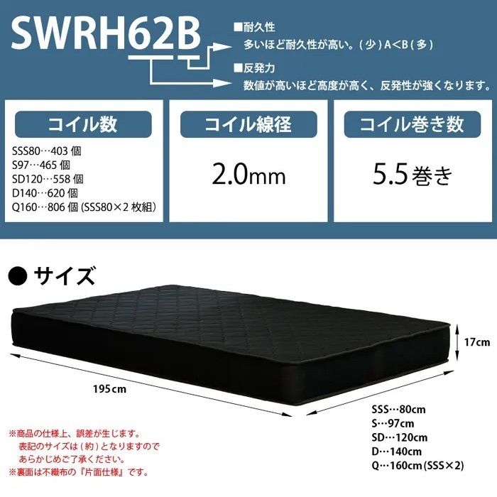 送料無料】幅97cm RUES Mスペースベッドフレーム マットレス付き